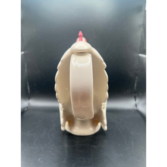 Lenox Ceramic Poppies On Blue Pitcher 10" Tall - Picture 5 of 8